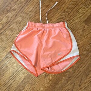 Nike dri-fit shorts, xs, peachy orange